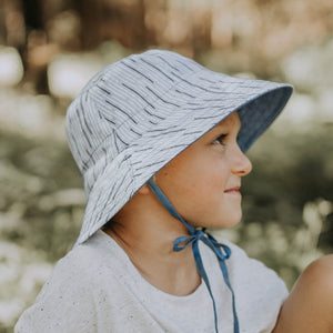 Kids Reversible Sun Hat (Sprig/Steele)