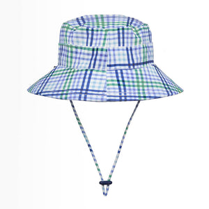Boys Beach Bucket Hat (Check)