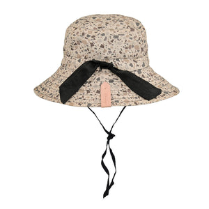 Kids Reversible Sun Hat (Terrazzo/Ebony)