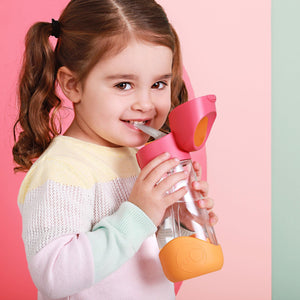 Tritan Drink Bottle 450ml (Strawberry Shake)