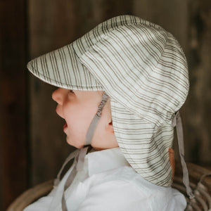 Lounger Baby Reversible Flap Sun Hat (Leo-Moss)
