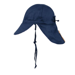 Baby Reversible Flap Hat (Norman/Indigo)