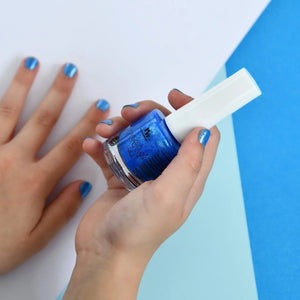 Water Based Scratch Off Nail Polish (Mermaid Blue)