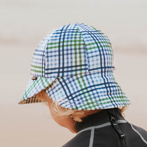 Boys Beach Legionnaire Hat (Check)