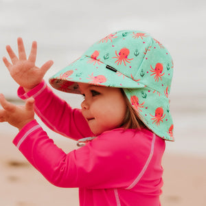 Girls Beach Legionnaire Hat (Octopus)