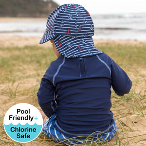 Kids Swim Rashie UPF50 (Marine)