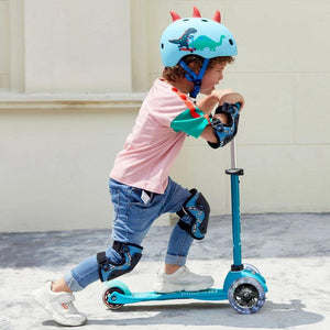 Mini Micro Deluxe LED Scooter (Aqua)