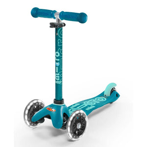 Mini Micro Deluxe LED Scooter (Aqua)