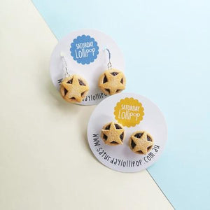 Mince Pie Dangley Earrings
