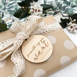 Simplicity Gift Tags (Script)