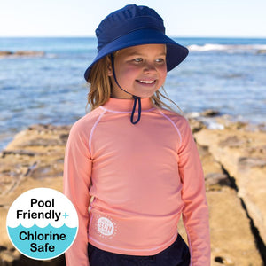 Kids Swim Rashie UPF50 (Peach)