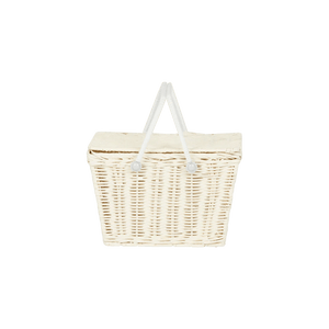 Rattan Piki Basket (Chalk)