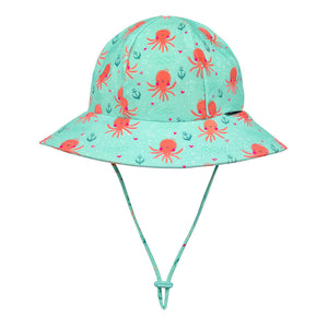 Girls Beach Bucket Hat (Octopus)