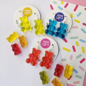 Gummy Bear Dangley Earrings