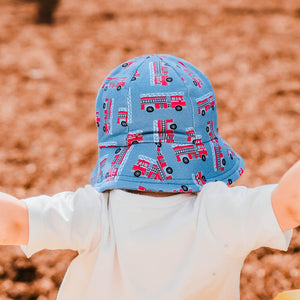 Boys Toddler Bucket Hat (Fire Truck)