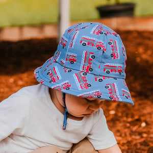 Boys Toddler Bucket Hat (Fire Truck)