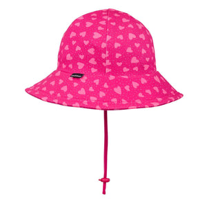Girls Toddler Bucket Hat (Hearts)
