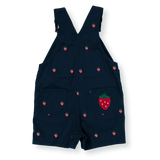 Mini Strawberry Embroidered Burton Overall