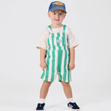 Happy Stripe Button Burton Overall