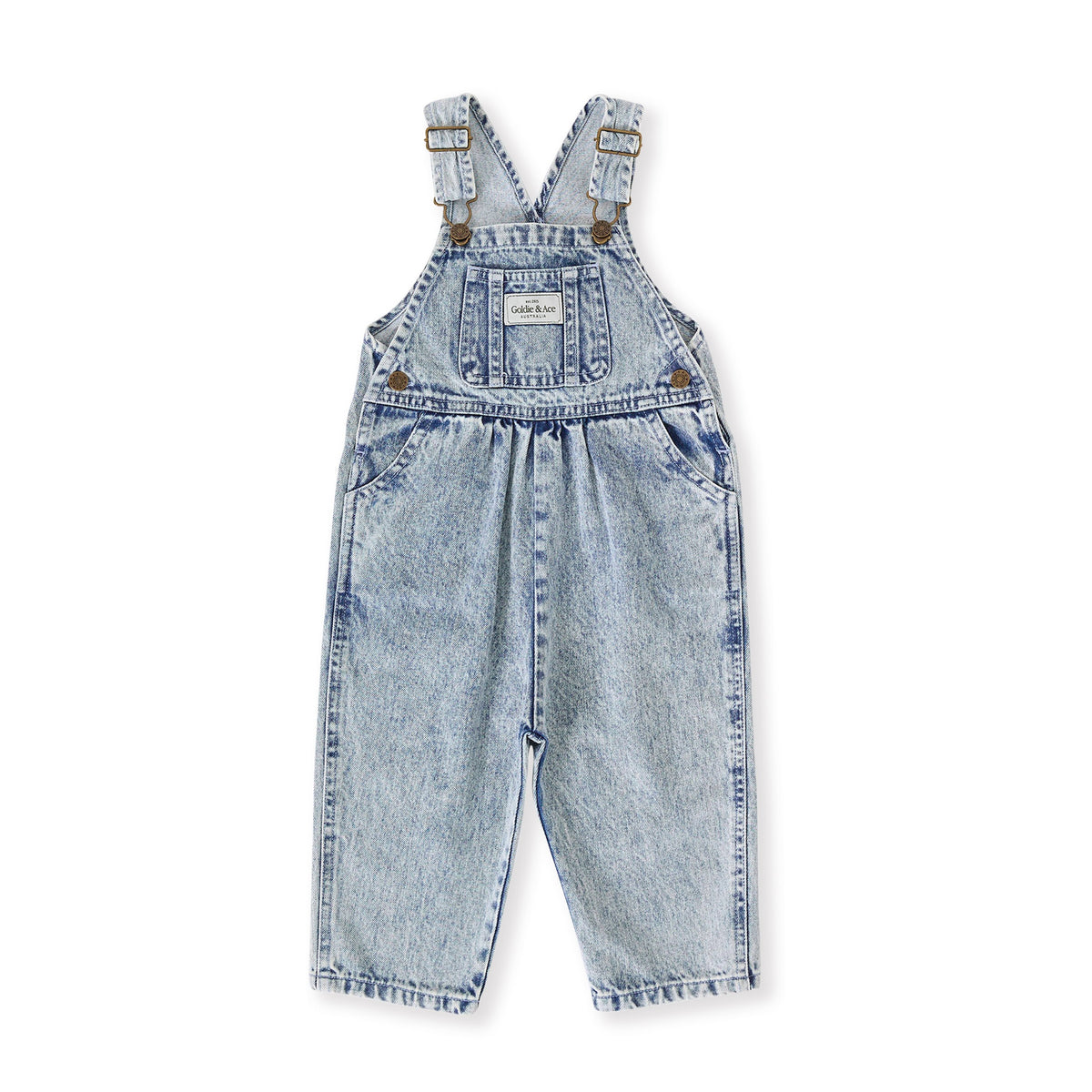 Austin Vintage Washed Denim Overall
