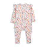 Frill Zipsuit LS - Cottage Garden