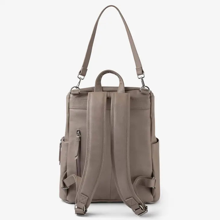 The Frankie Everyday Backpack - Leather (Taupe)