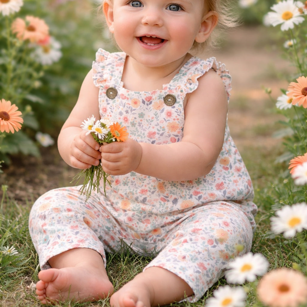 Frill Overall - Cottage Garden