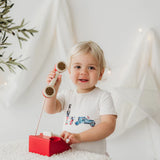 Blue Vintage Toys Tee - Eggnog