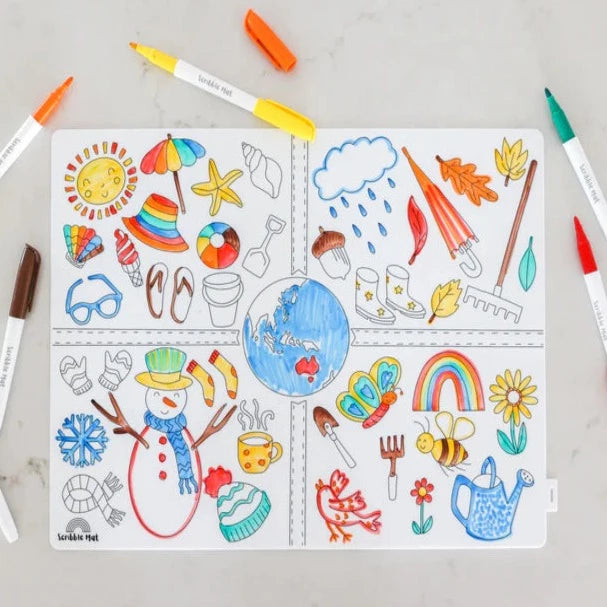 Scribble Mat (Seasons)