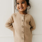 SAMANTHA CARDIGAN (CARAMEL MARLE)