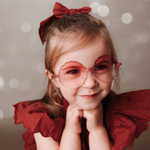 Scallop Sunglasses (Pink)