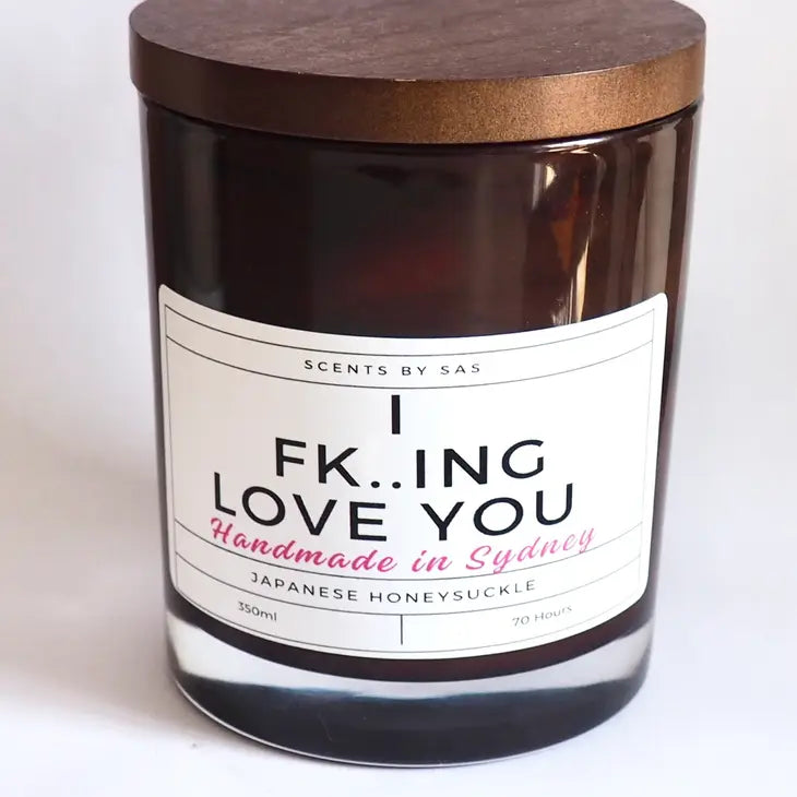 I F..King Love You Candle