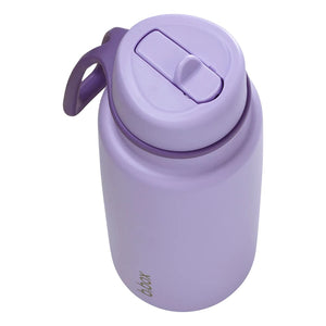 Insulated Flip Top Drink Bottle 1L (Lilac Love)