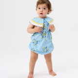 Floral Ava Collared Romper