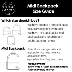Magic Garden Midi Backpack