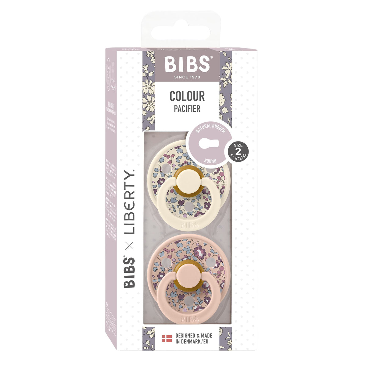 BIBS Liberty 2pk (Eloise/Blush)