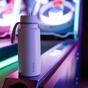 Insulated Flip Top Drink Bottle 1L (Lilac Love)