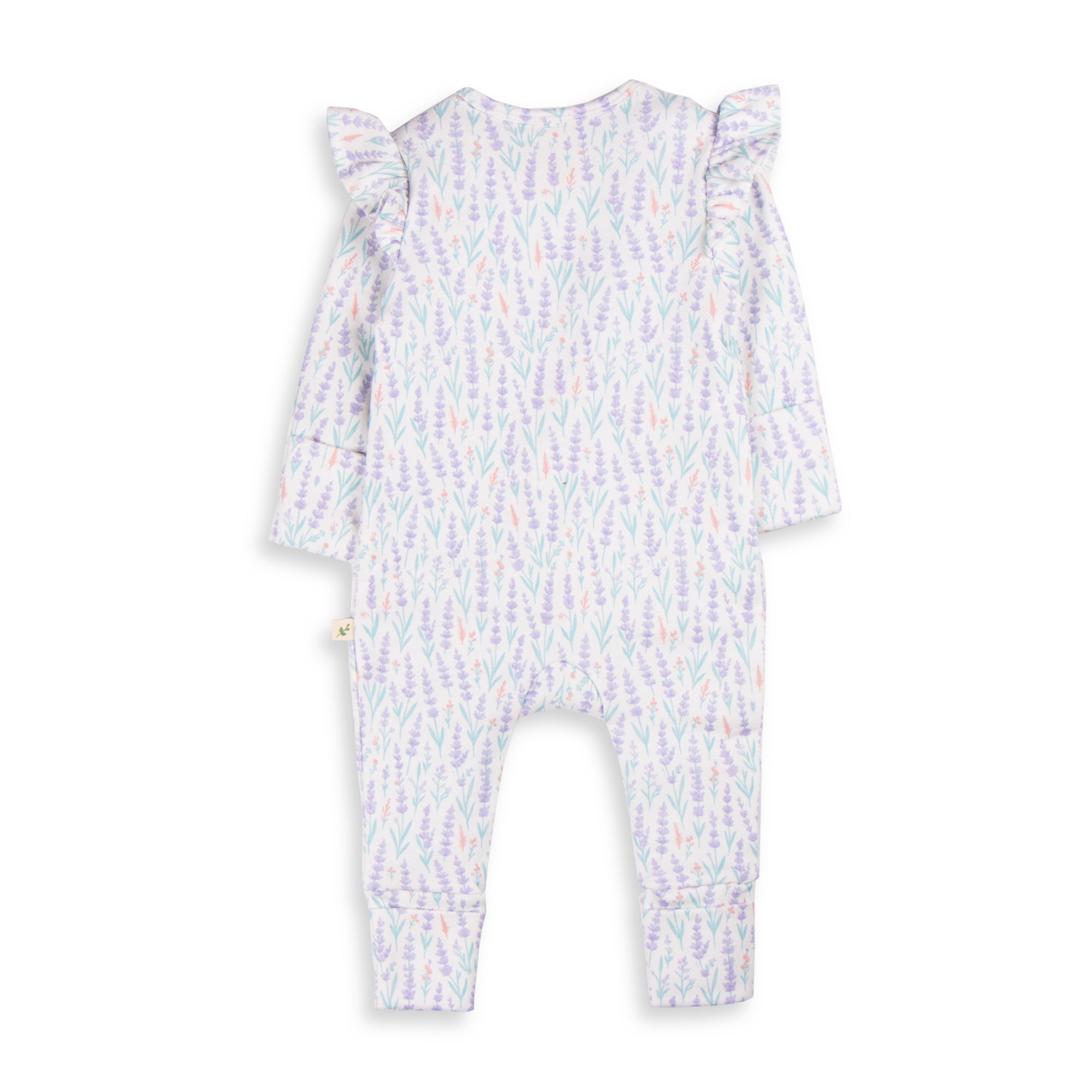 Frill Zipsuit LS - Lavender Fields