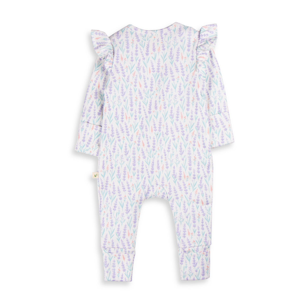 Frill Zipsuit LS - Lavender Fields
