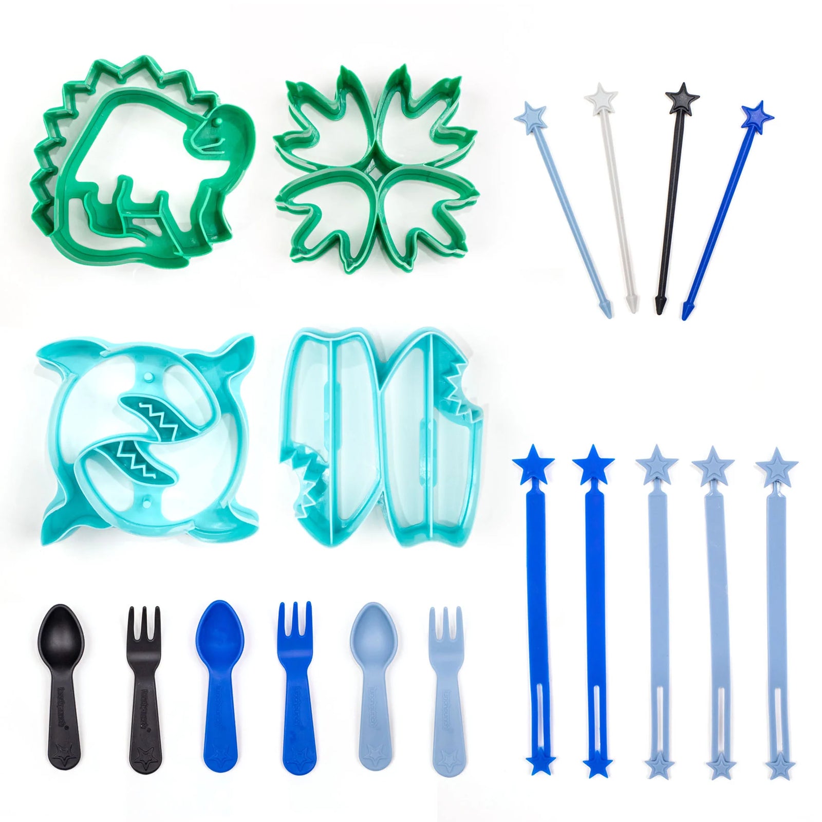 Dinosaur & Shark Cutters & Bento Fun Set