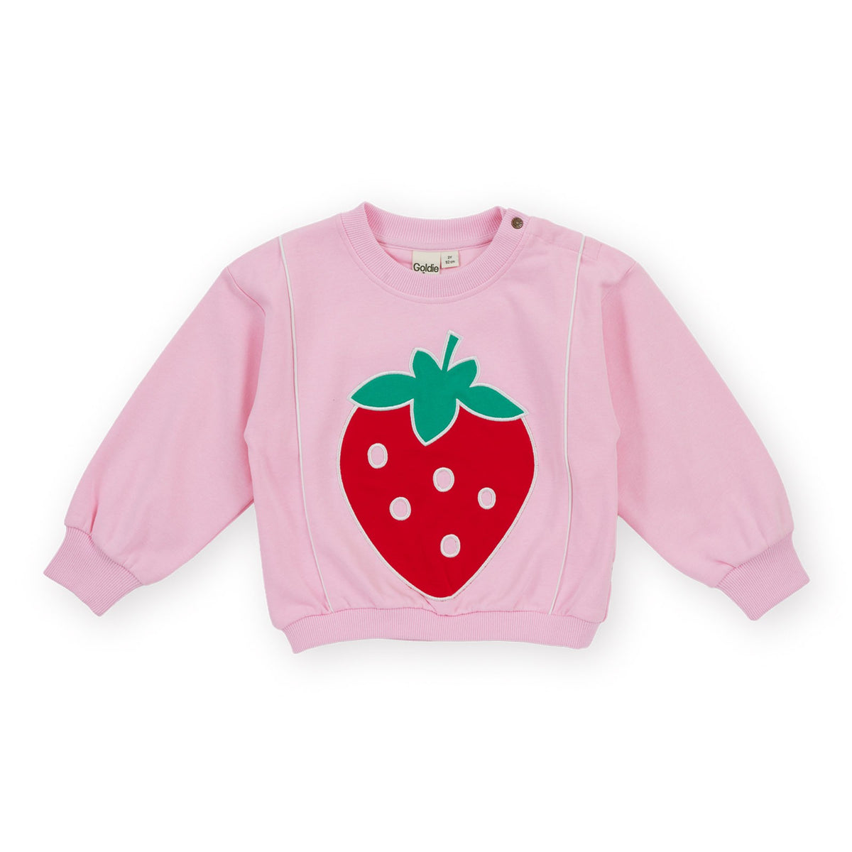 Jumbo Strawberry Piped Sweater