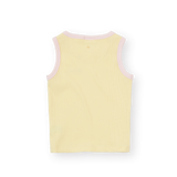 Embroidered Colour Pop Rib Singlet