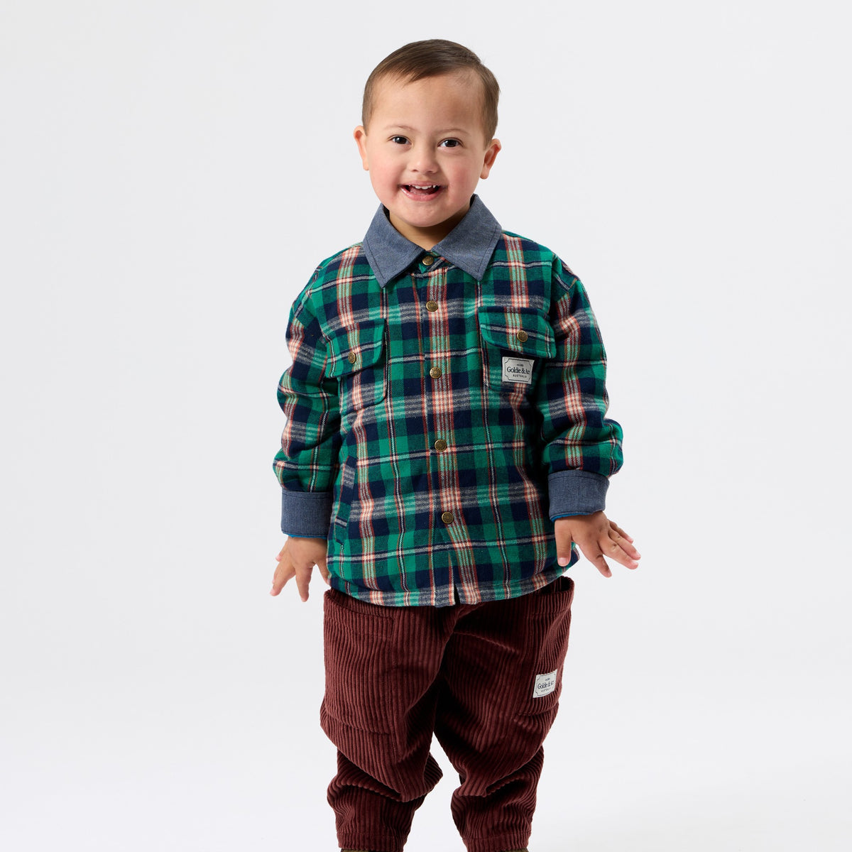 Check Padded Shacket