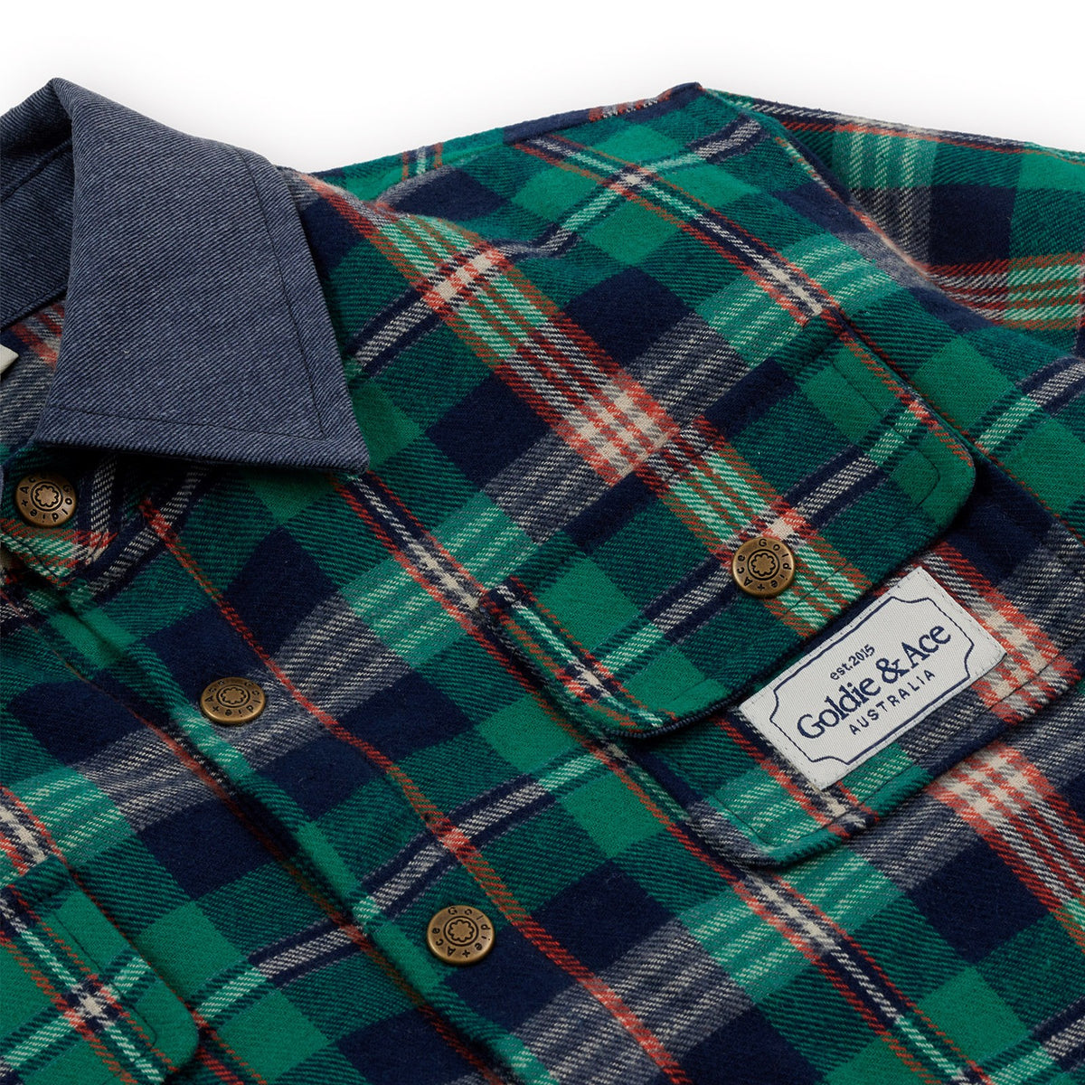 Check Padded Shacket