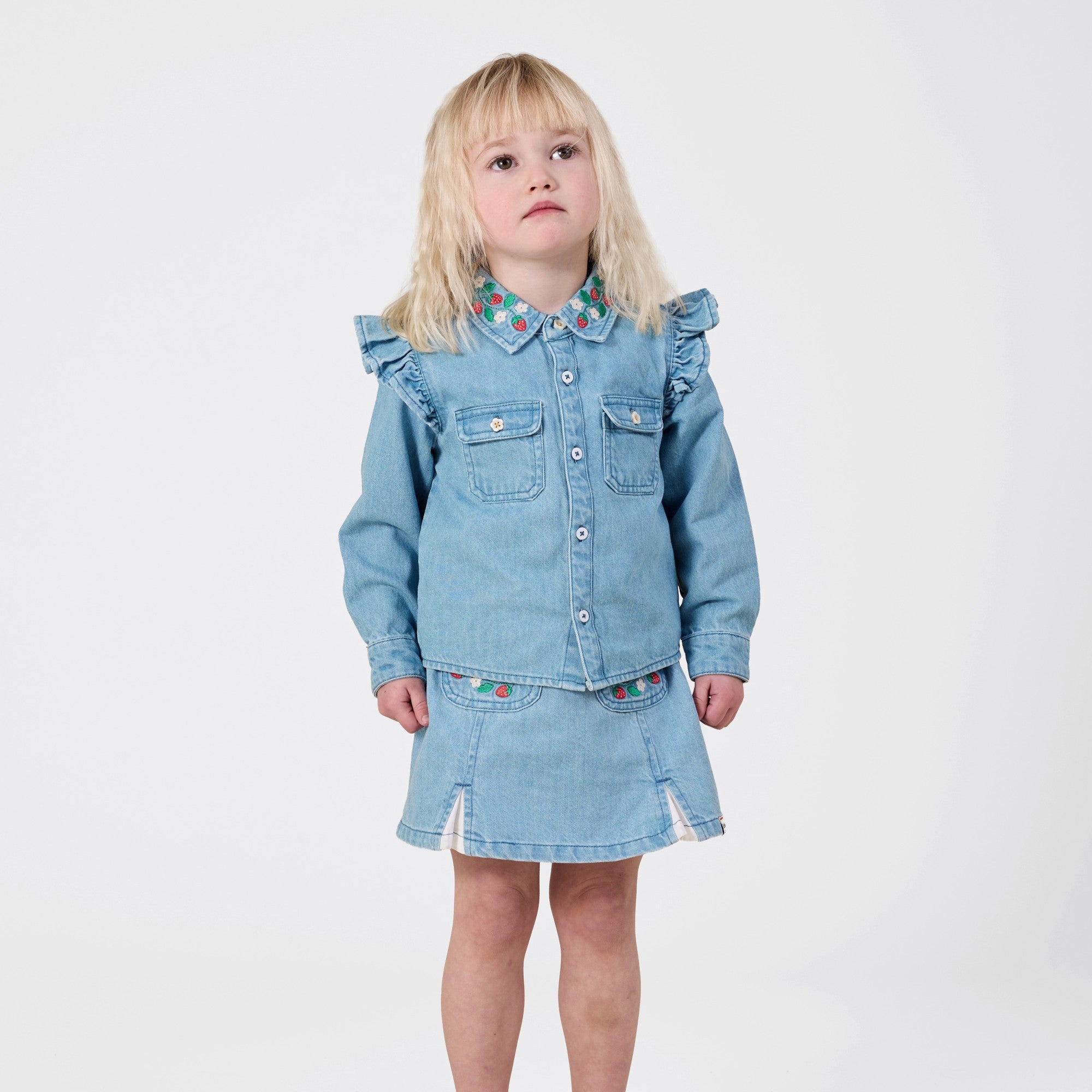 Wild Strawberry Chambray Shirt