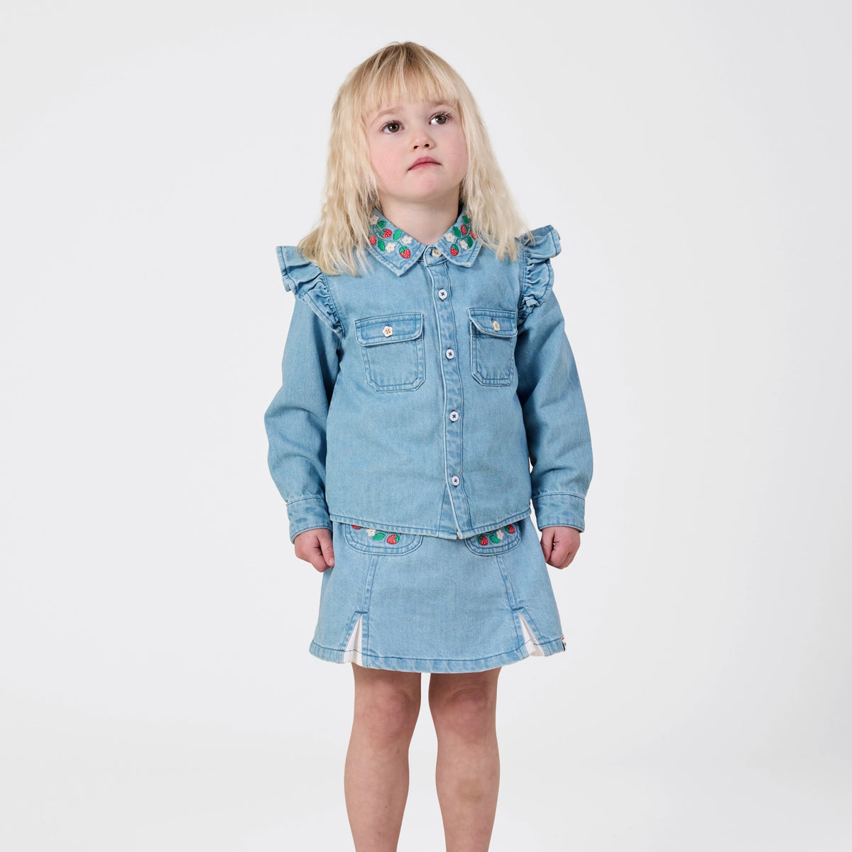 Wild Strawberry Chambray Shirt