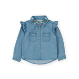 Wild Strawberry Chambray Shirt