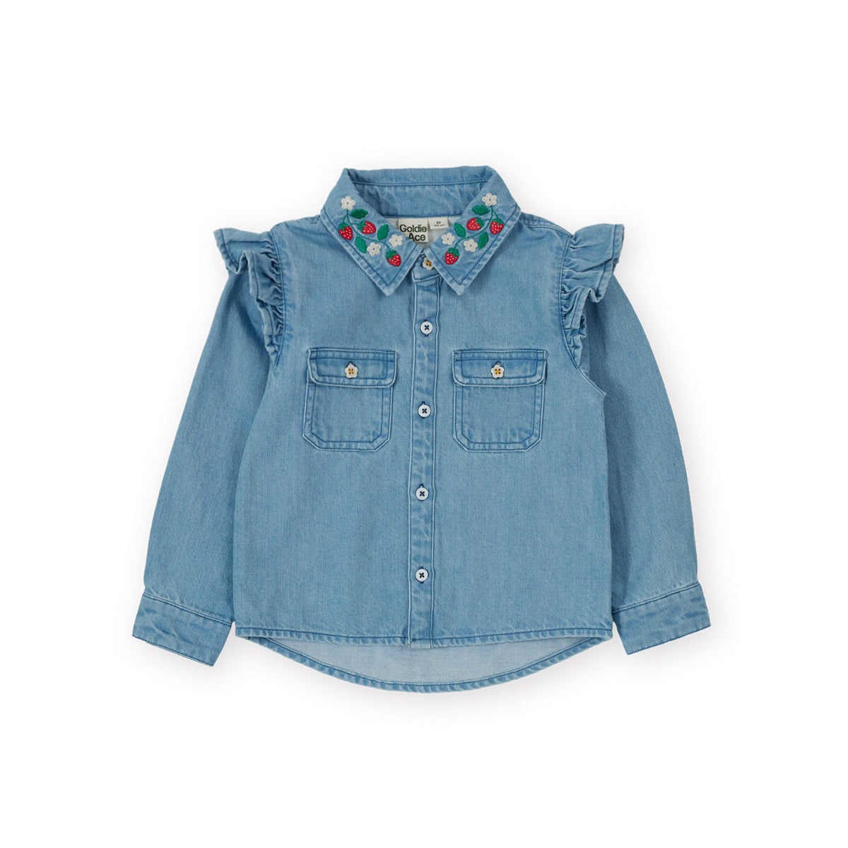 Wild Strawberry Chambray Shirt