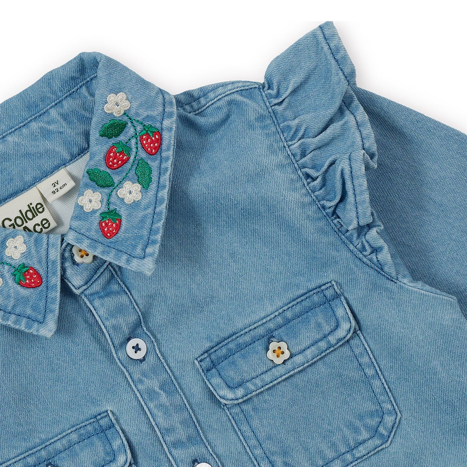 Wild Strawberry Chambray Shirt