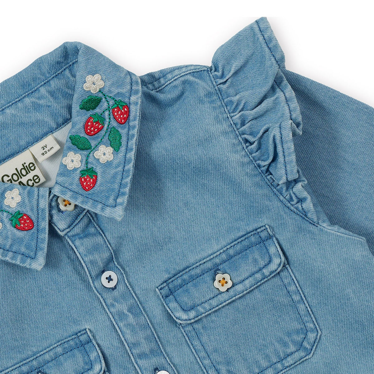 Wild Strawberry Chambray Shirt